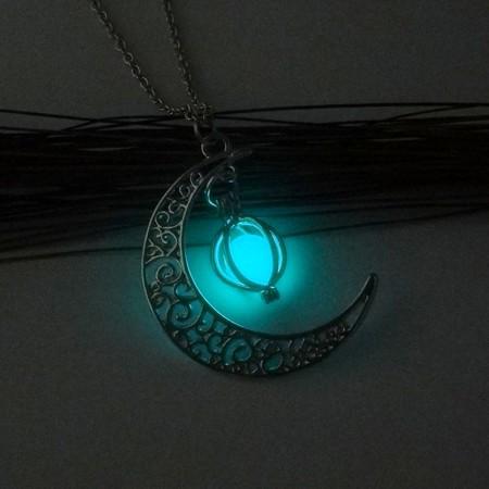 Crescent Glow Necklace