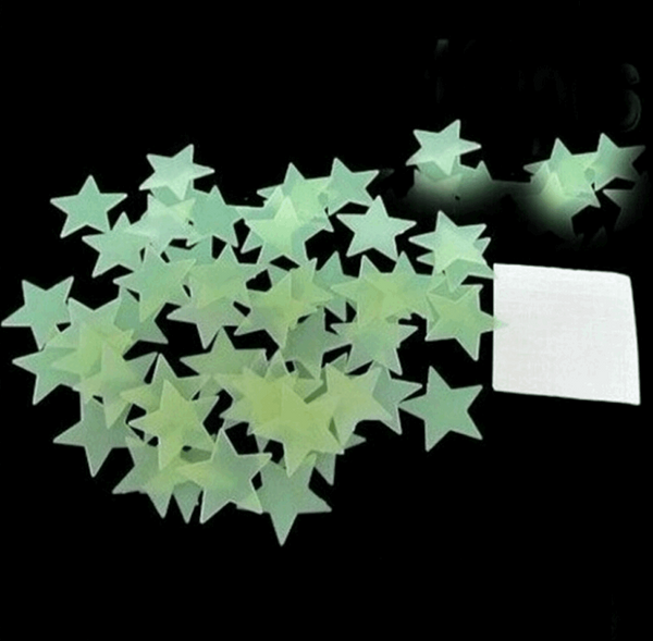 Fairy Stars Glow In The Dark Wall Decals - Removable Fluorescent Stickers For Bedroom, Living Room Decor - View #11