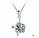 Zodiac Sign Sterling Silver + Diamond Necklace
