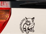 French Bulldog Car Stickers