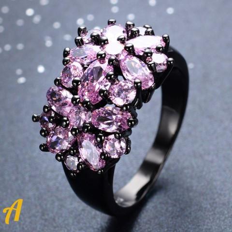 Black N Pink Rings Collection A / 9