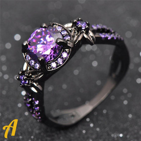 Black N Purple Rings Collection