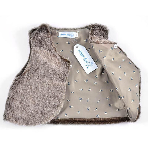 Baby Girls' Faux Fur Vest Collection