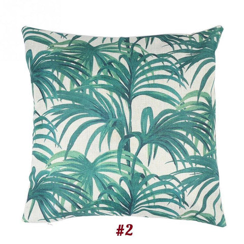 Tropical Print Cushion Cover Collection