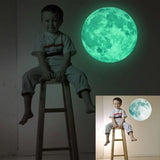 Glow In The Dark Moon Sticker