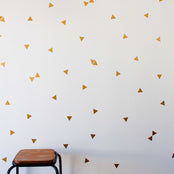 Triangle Pattern Vinyl Stickers - DIY Wall Art