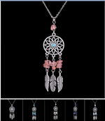 Crystal Dream Catcher Necklace