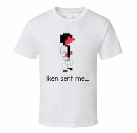 Retro Pixel Game Shirt (white)