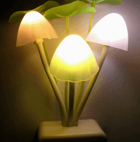 Romantic LED Mushroom Night Light