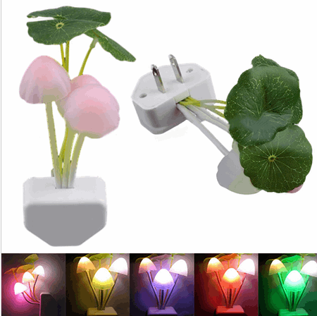 Romantic LED Mushroom Night Light