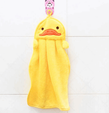 Soft Animal Hanging Wipe Bathing Towel