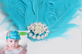 Baby's High quality Royal Feather Hairband