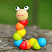 Baby Wooden Caterpillar Toy