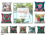 Tropical jungle Print Cushion Cover Collection