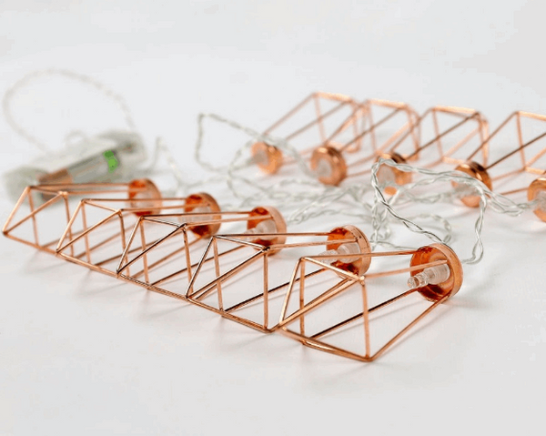 Geometric Diamond String Lights – pickNjoy