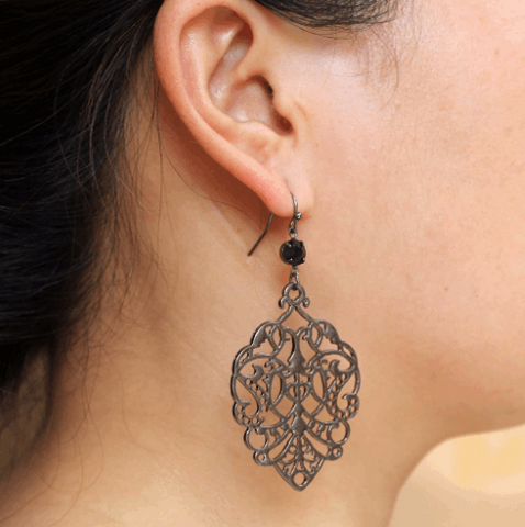 Cool Black Earrings Collection