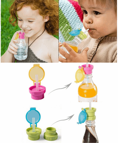 2X Silicone Straw Bottle Extension
