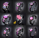 Pink&Dark Rings Collection