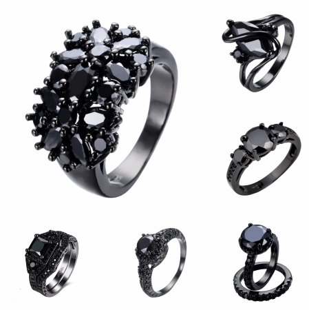 Black N Black Rings Collection – pickNjoy