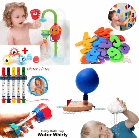 Educational Bath Toys Collection