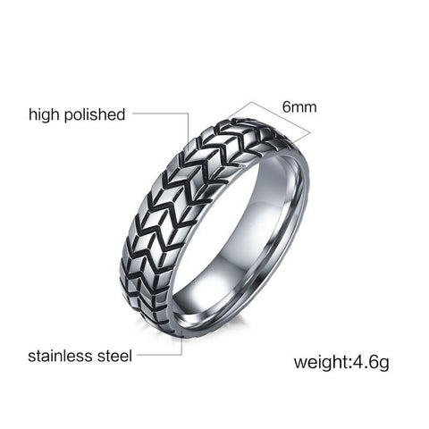 Golden/Silver Tire Rings