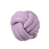 Ball-shaped knotted pillow collection