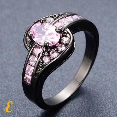 Black N Pink Rings Collection
