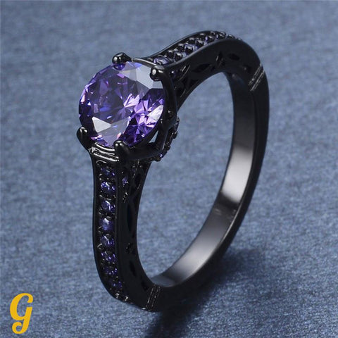 Black N Purple Rings Collection