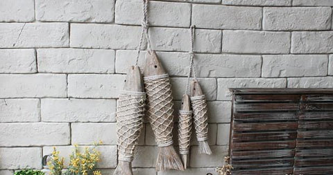Decorative Wooden Hanging Fish
