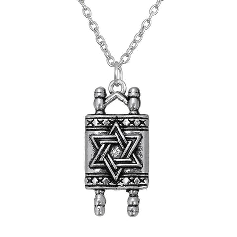 Thora + Star of David Pendant Necklace - New Design