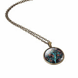Free Spirit Art Dome Glass Necklaces