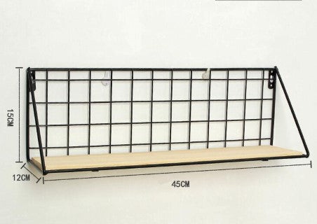 Decorative Metal Grid Shelves