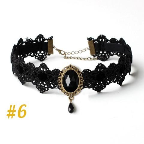 Black Vintage Chokers Collection