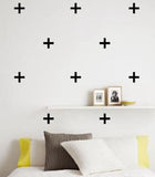 26 pcs of Swiss Cross Pattern Stickers - DIY Wall Art