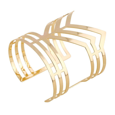Golden Plated Cuff Bracelet