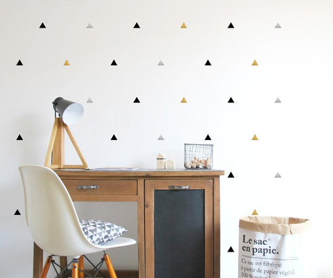 Triangle Pattern Vinyl Stickers - DIY Wall Art – pickNjoy