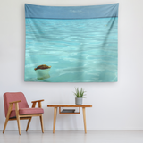 Leaf on the water -  Original and Exclusive wall art Tapestry